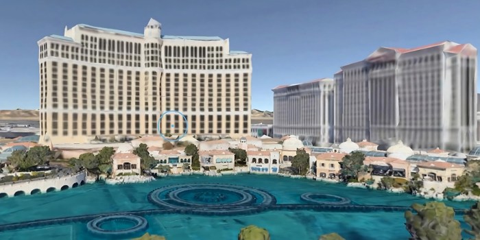 Virtual Las Vegas created in Agora World. 