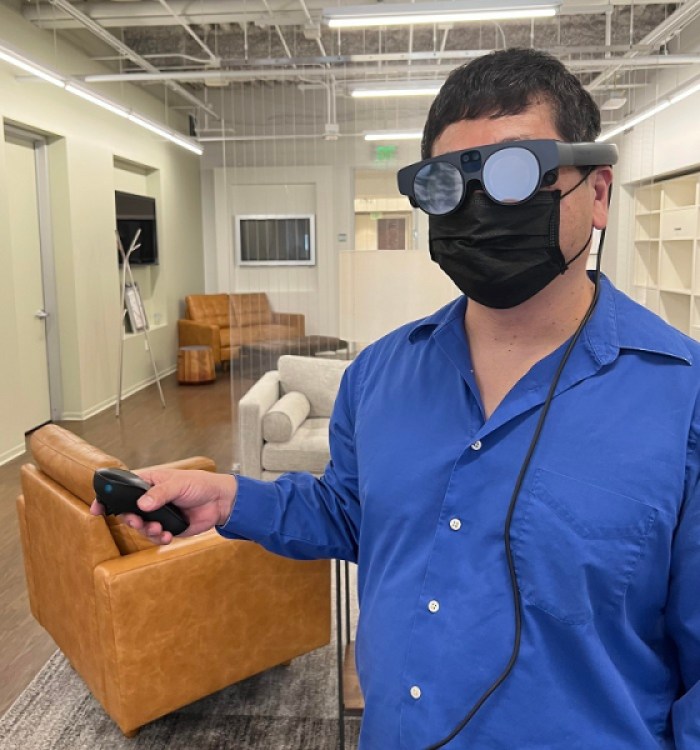 Who is that masked man with the Magic Leap 2?