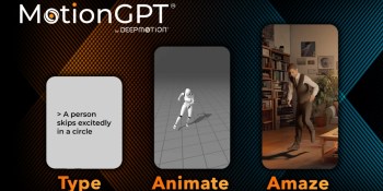 DeepMotion launches MotionGPT for text-to-3D animation