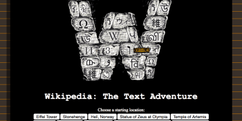 Indie dev turns Wikipedia into a text adventure game