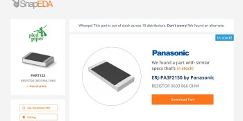 SnapEDA helps manufacturers find alternate chips in the semiconductor shortage